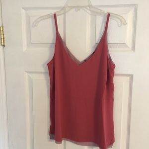 WHBM Reversible Woven Cami, Macaroon color.